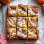 Persimmon Cheesecake Pound Cake Bars Recipe