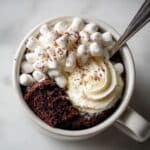 Hot Chocolate Mug Cake Recipe with Hot Cocoa Mix Recipe