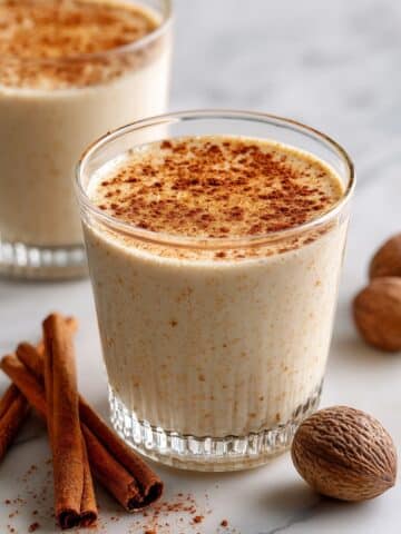Oat Milk Eggnog - Non Dairy Eggnog Recipe