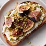 Ricotta Fig Toast with Pistachios and Hot Honey Recipe