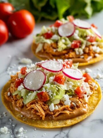 Chicken Tinga Tostadas Recipe