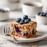 Healthy Blueberry Baked Oatmeal with Applesauce (No Banana) Recipe