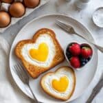 Heart-Shaped Baked Eggs Recipe