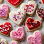 Frosted Heart Sugar Cookies Recipe