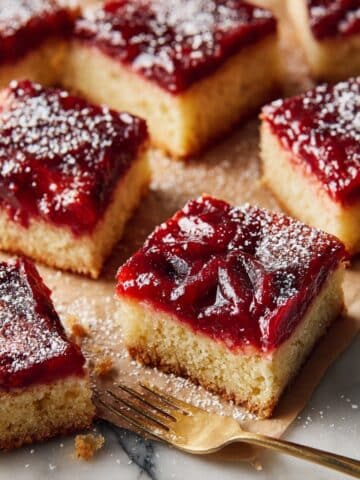 Strawberry Upside Down Bars Recipe