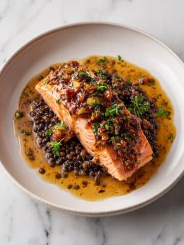 Easy Maple Dijon Salmon Recipe (Air Fryer Option) Recipe