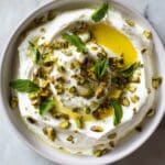 Vegan White Bean Dip with Lemon and Pistachios Recipe