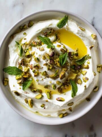 Vegan White Bean Dip with Lemon and Pistachios Recipe