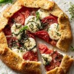 Heirloom Tomato Galette with Mascarpone and Herbs Recipe