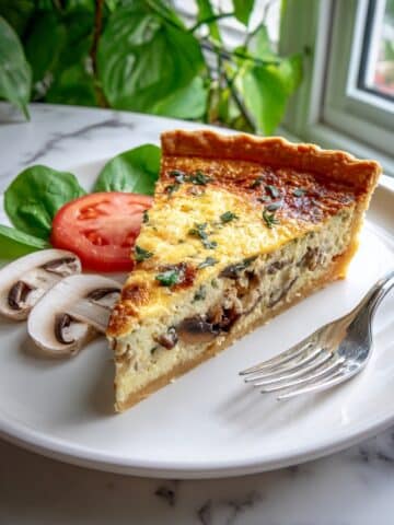 Best Vegan Spinach Mushroom Quiche Recipe