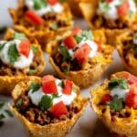 Mini Taco Cups with Cheddar Recipe