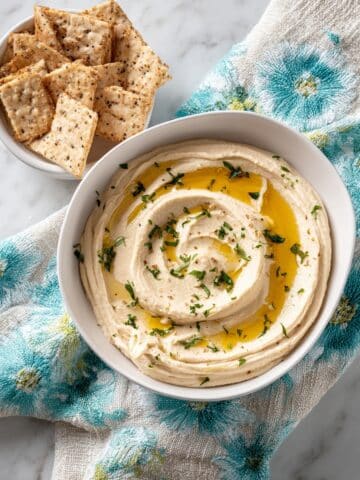 Creamy Butter Bean Hummus (Vegan) Recipe