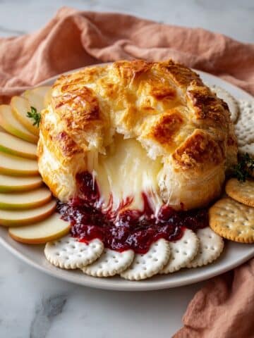 Vegan Baked Brie in Puff Pastry Recipe