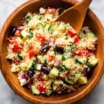 Couscous Feta and Olive Salad Recipe