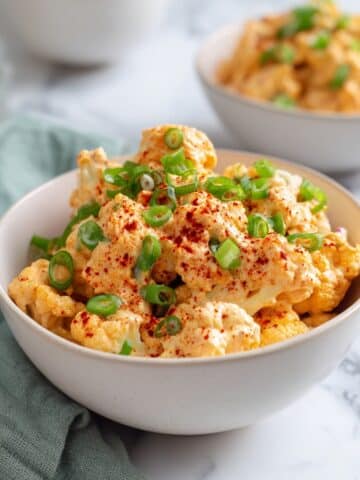 Keto Cauliflower Potato Salad Recipe