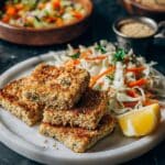 Baked Oat-Crusted Cod Fillets Recipe