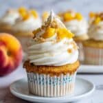 Peach Cobbler Cupcakes Recipe