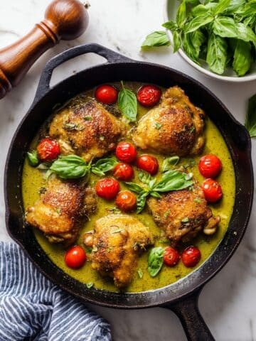 Creamy Pesto Chicken Recipe