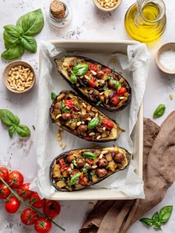 Vegan Stuffed Eggplant Recipe
