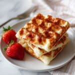 Perfectly Crispy & Chewy Mochi Waffles Recipe