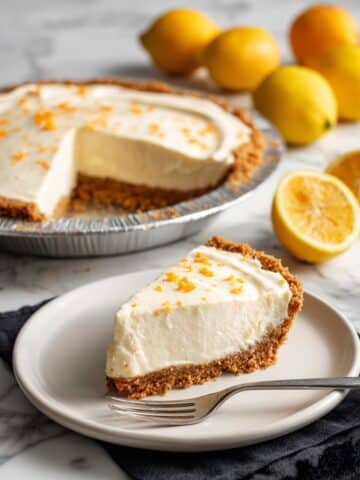 No Bake Lemon Cheesecake Pie Recipe