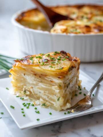 Vegan Scalloped Potatoes with Cabbage Recipe