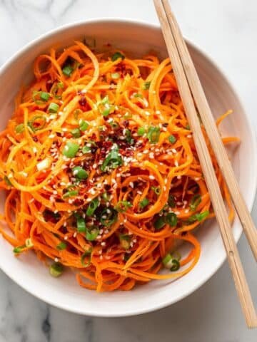 Asian Shredded Carrot Salad Recipe