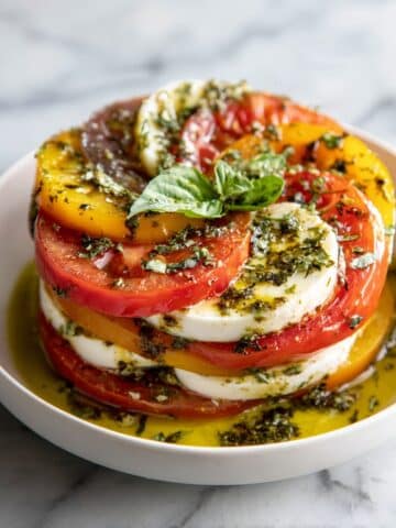 Quick Heirloom Tomato Burrata Salad Recipe
