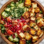 Halloumi Cheese Salad with Pomegranates Recipe