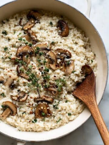 Cauliflower Risotto with Mushrooms Recipe