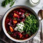 Vegetarian Ukrainian Borscht Recipe