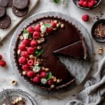 Low Carb Chocolate Raspberry Tart Recipe