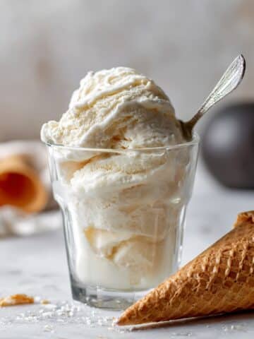 Creamy Ninja Creami Frozen Yogurt with Honey and Vanilla Recipe