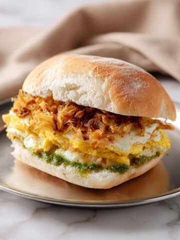 Egg, Pesto & Mozzarella Sandwich Recipe