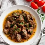 Instant Pot Garlic Butter Steak Bites Recipe