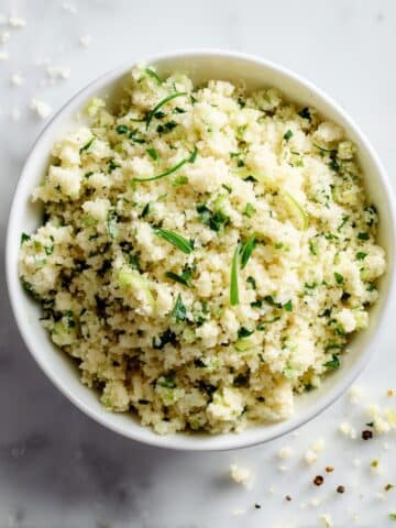 Cilantro Lime Cauliflower Rice Recipe