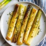 Braised Leeks with White Wine and Thyme Recipe