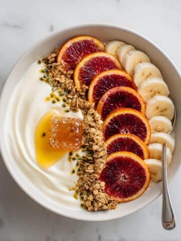Winter Citrus Ricotta Breakfast Bowl with Honeycomb Recipe