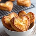 Sweet Palmiers with Sugar and Puff Pastry Recipe