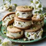Pistachio Cookie Ice Cream Sandwiches Recipe