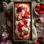 Strawberry Shortcake Sheet Cake Recipe