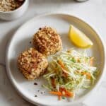 Baked Lemon-Crusted Cod Fillets with Granola Recipe