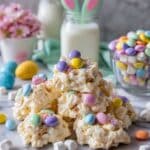 Slow Cooker Easter Candy Clusters with M&Ms and Bunny Sprinkles Recipe