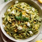Creamy Zucchini Pasta with Burrata and Lemon Zest Recipe