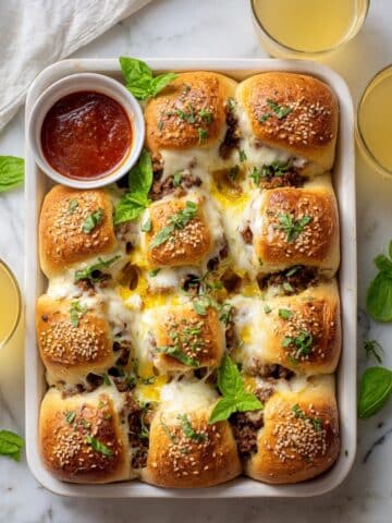 Pull Apart Cheeseburger Sliders Recipe