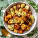 Roasted Potatoes and Onions with Herbs and Mustard Recipe