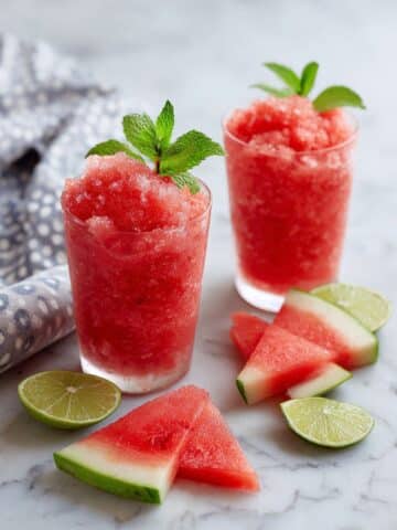 Watermelon Lime Sorbet Recipe