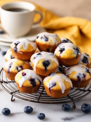 Air Fryer Blueberry Donut Holes Recipe