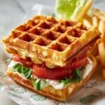 French Fries Waffle Burger Recipe