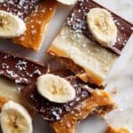 Chocolate Banana Bark with Peanut Butter and Sea Salt Recipe